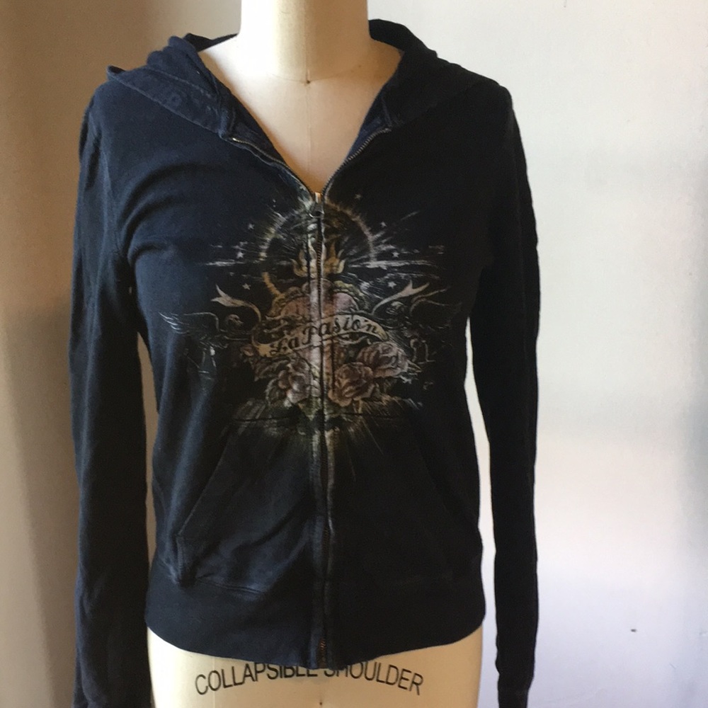 Vintage-inspired Lucky Brand hoodie. Lightweight. Size S. Used, no defects.